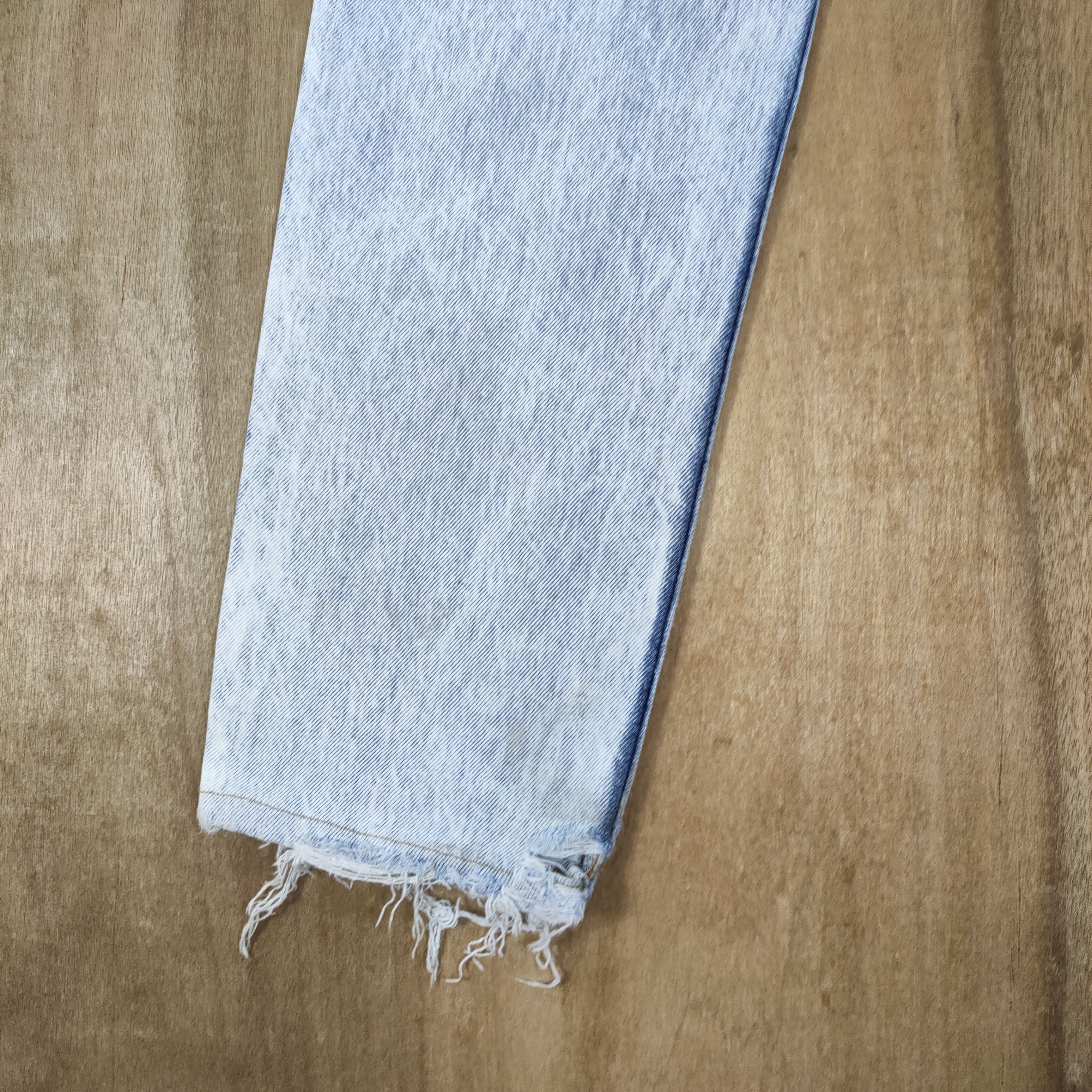 Edwin VINTAGE EDWIN FADED LIGHT BLUE ACID WASH JEANS PANTS Size US 28 / EU 44 - 10 Thumbnail