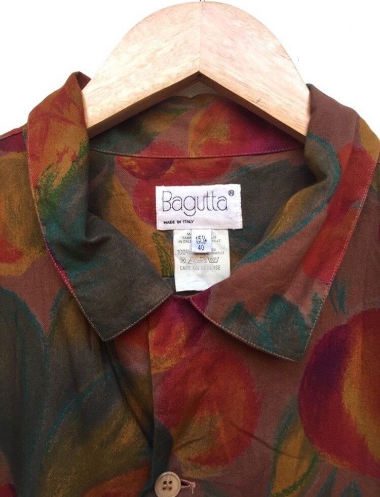 Vintage 🔥Baguta Short Sleeve Button Shirts Size US L / EU 52-54 / 3 - 3 Thumbnail