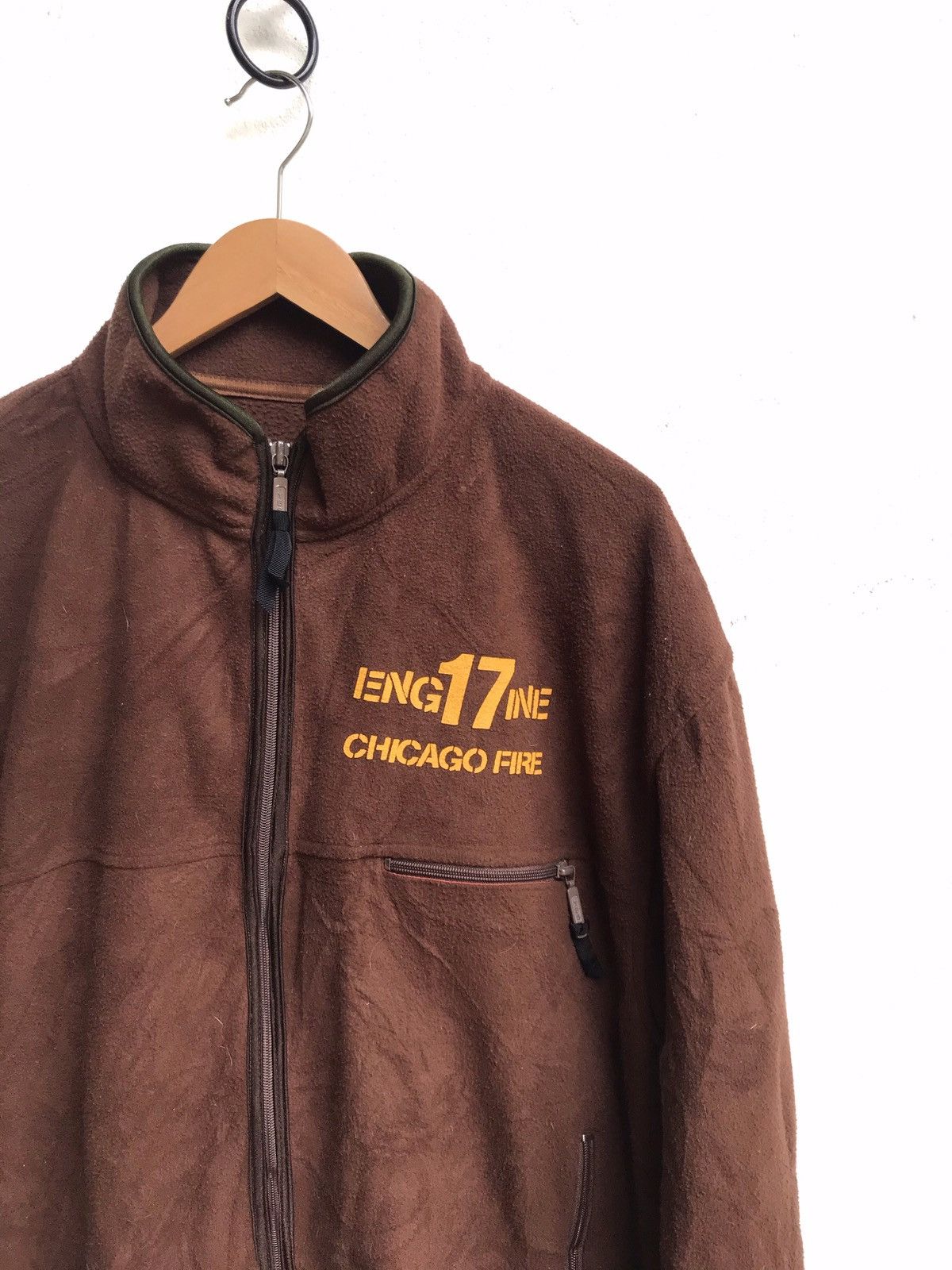 Vintage 🔥Chicago Fire Fighters Fleece Jacket Size US M / EU 48-50 / 2 - 3 Thumbnail