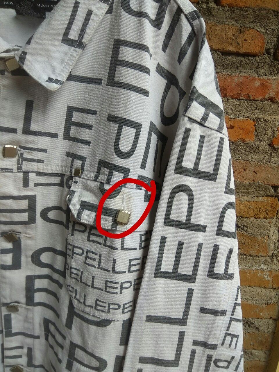 Marc Buchanan Pelle pelle Marc Buchanan denim jacket Y2K Hip Hop Rap Size US XXL / EU 58 / 5 - 3 Thumbnail