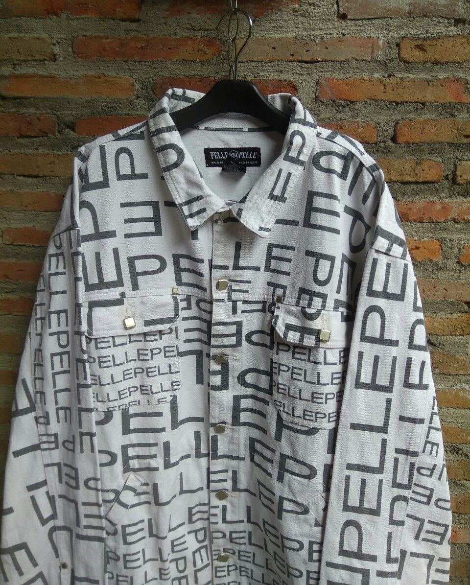 Marc Buchanan Pelle pelle Marc Buchanan denim jacket Y2K Hip Hop Rap Size US XXL / EU 58 / 5 - 2 Thumbnail