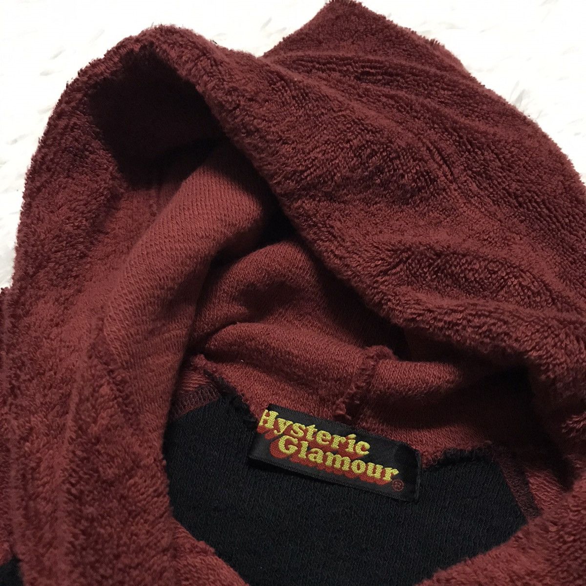 Hysteric Glamour Vtg rare hysteric glamour hoodie with furry like material Size XXS / US 00 / IT 34 - 11 Thumbnail