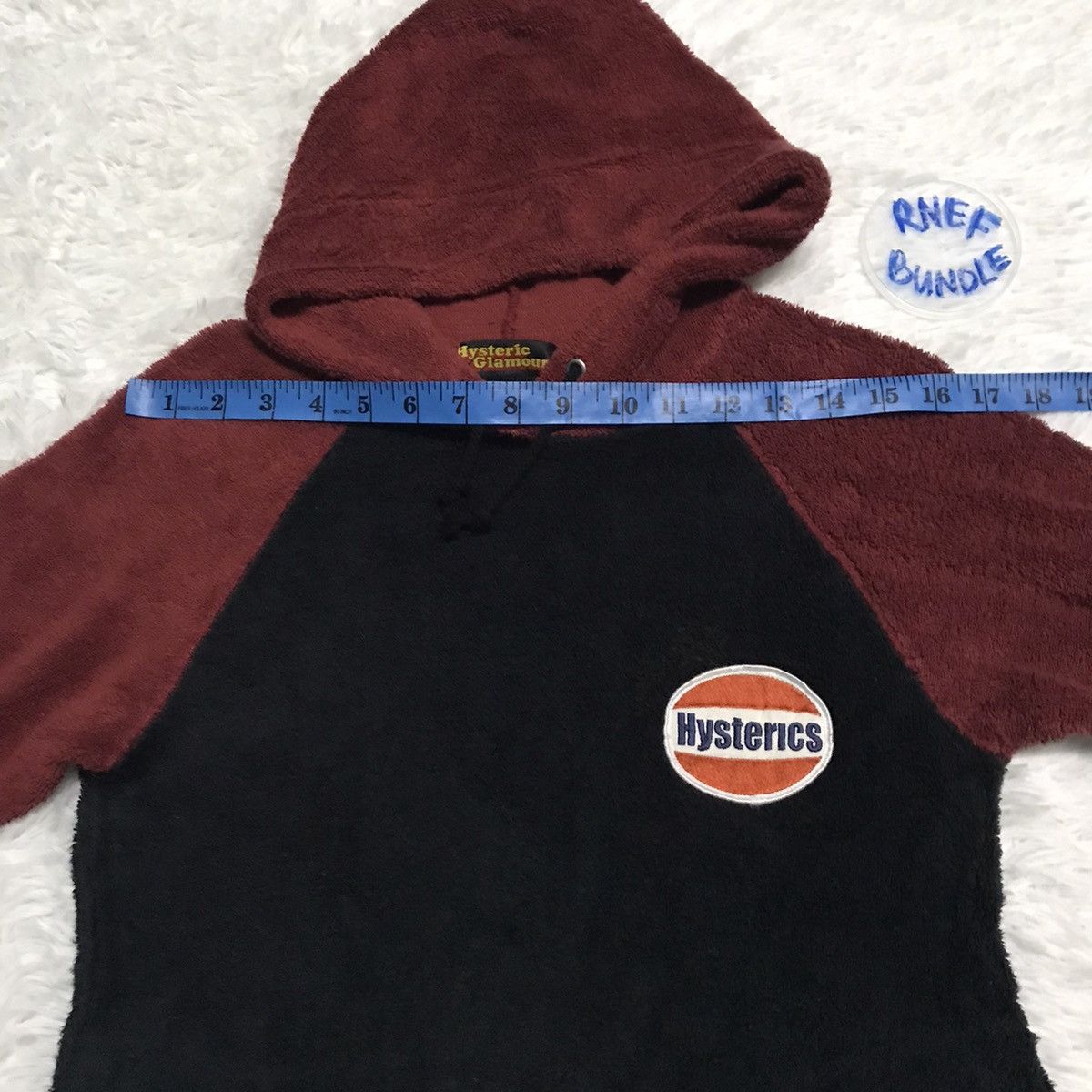 Hysteric Glamour Vtg rare hysteric glamour hoodie with furry like material Size XXS / US 00 / IT 34 - 7 Thumbnail
