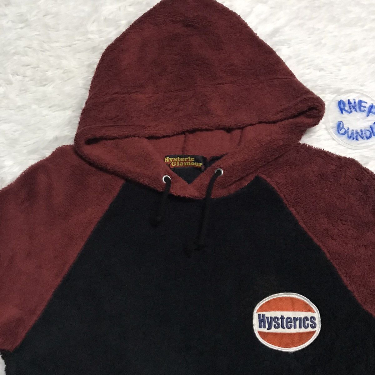 Hysteric Glamour Vtg rare hysteric glamour hoodie with furry like material Size XXS / US 00 / IT 34 - 2 Thumbnail