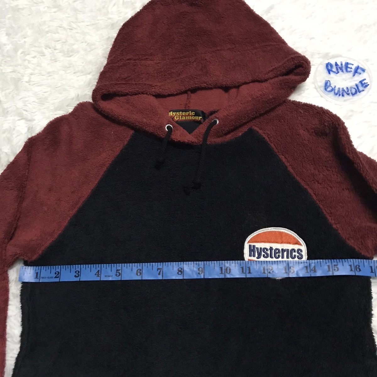Hysteric Glamour Vtg rare hysteric glamour hoodie with furry like material Size XXS / US 00 / IT 34 - 5 Thumbnail