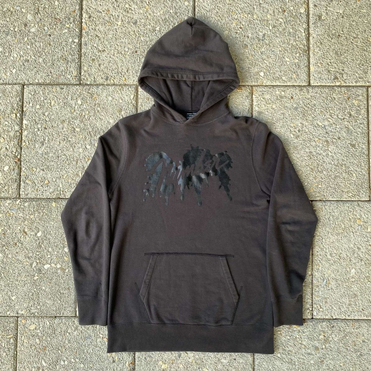 Number (N)ine 'Fender logo Splatter' hoodie