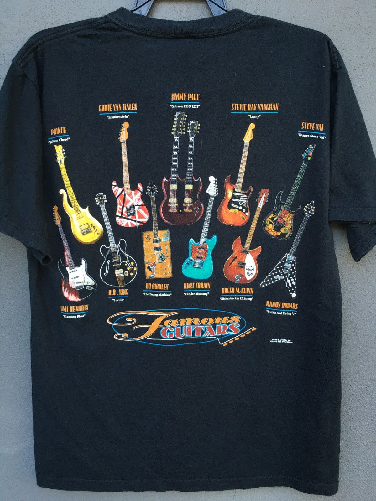 famous guitar shirt promotion shirt