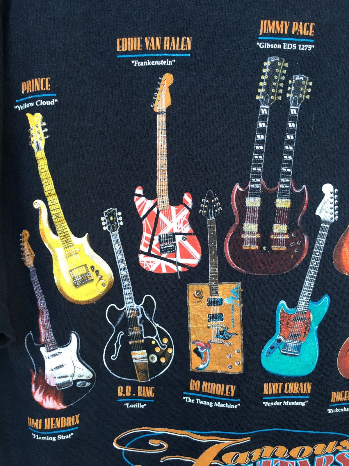 famous guitar shirt promotion shirt