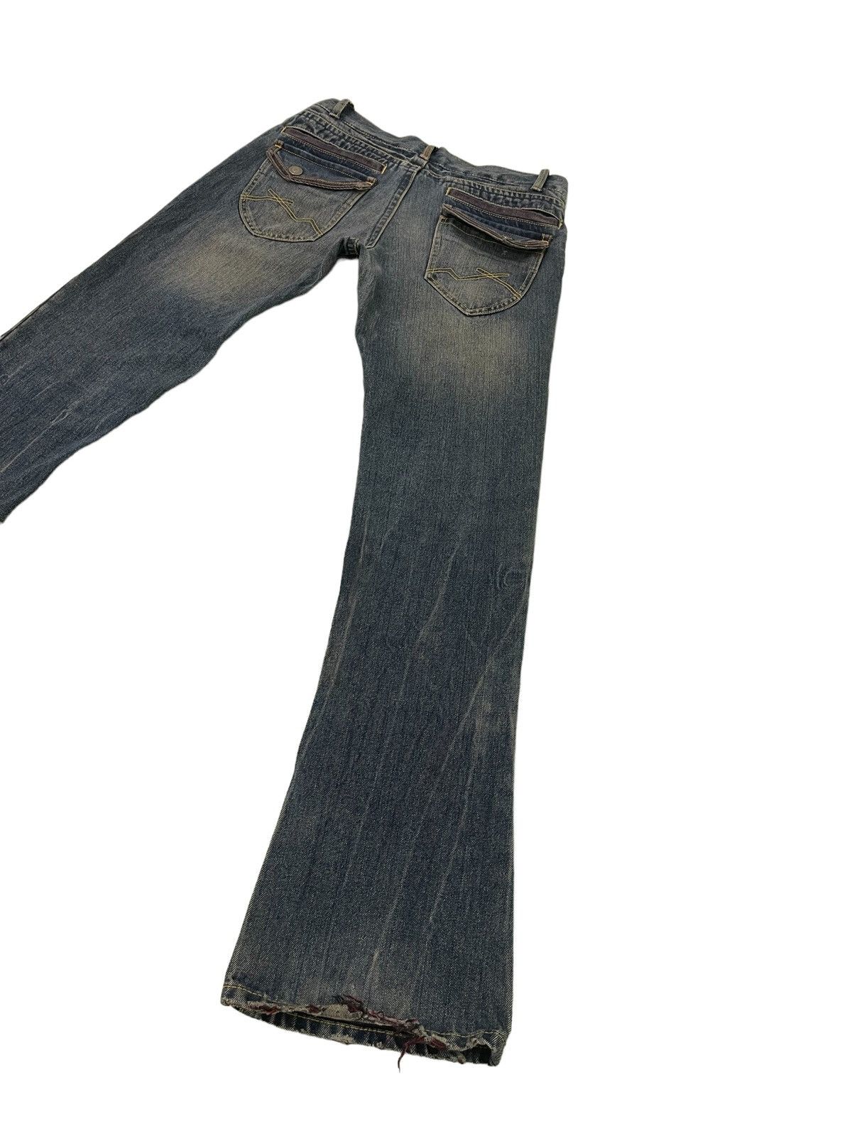 Japanese Brand Flare Jeans Male&Co Japan Boot Cut Low Rise Denim 2🟦6 Size US 30 / EU 46 - 13 Thumbnail