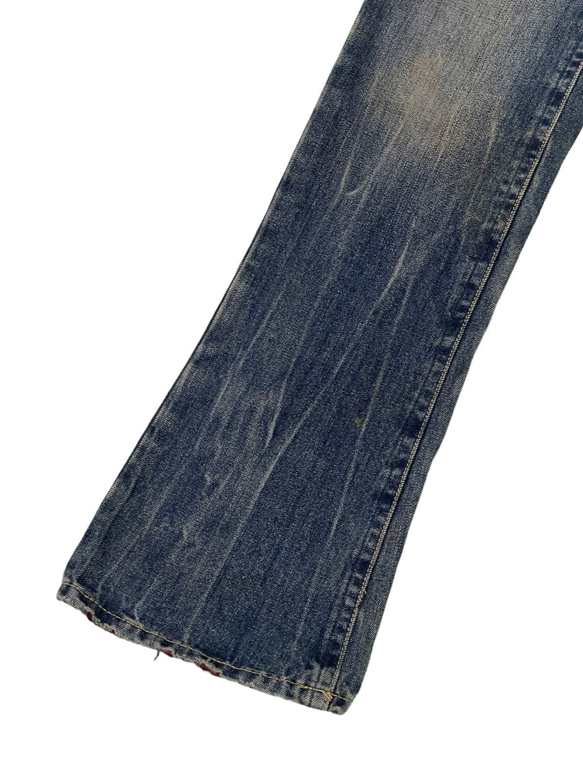 Japanese Brand Flare Jeans Male&Co Japan Boot Cut Low Rise Denim 2🟦6 Size US 30 / EU 46 - 5 Thumbnail