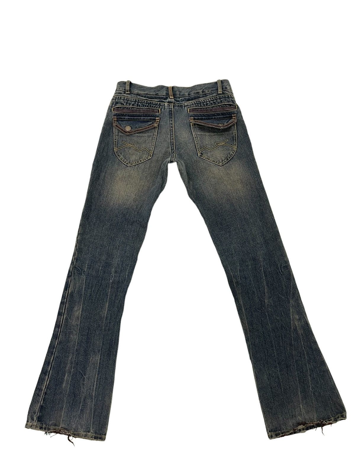 Japanese Brand Flare Jeans Male&Co Japan Boot Cut Low Rise Denim 2🟦6 Size US 30 / EU 46 - 11 Thumbnail