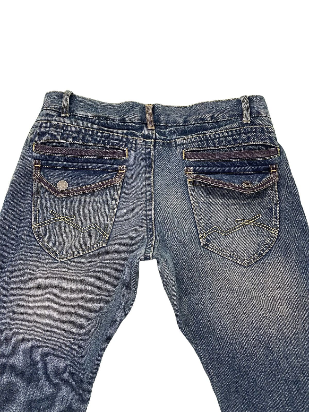 Japanese Brand Flare Jeans Male&Co Japan Boot Cut Low Rise Denim 2🟦6 Size US 30 / EU 46 - 18 Thumbnail