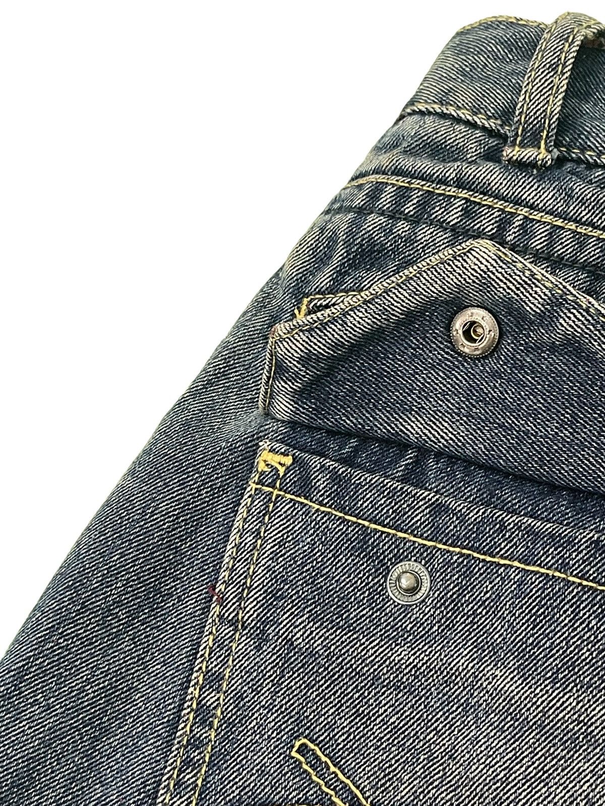 Japanese Brand Flare Jeans Male&Co Japan Boot Cut Low Rise Denim 2🟦6 Size US 30 / EU 46 - 21 Thumbnail