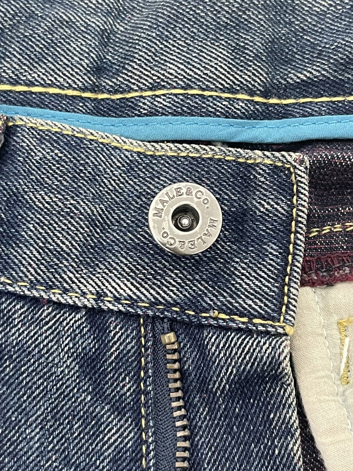 Japanese Brand Flare Jeans Male&Co Japan Boot Cut Low Rise Denim 2🟦6 Size US 30 / EU 46 - 22 Thumbnail