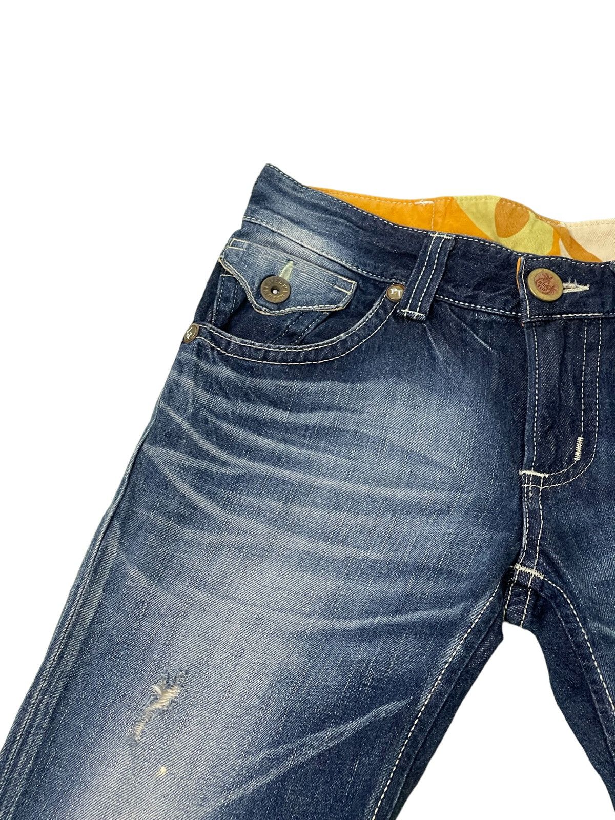 Edwin Flare Jeans Edwin Wash Clawmark Denim Boot Cut 2🟦6 Size US 33 - 8 Thumbnail