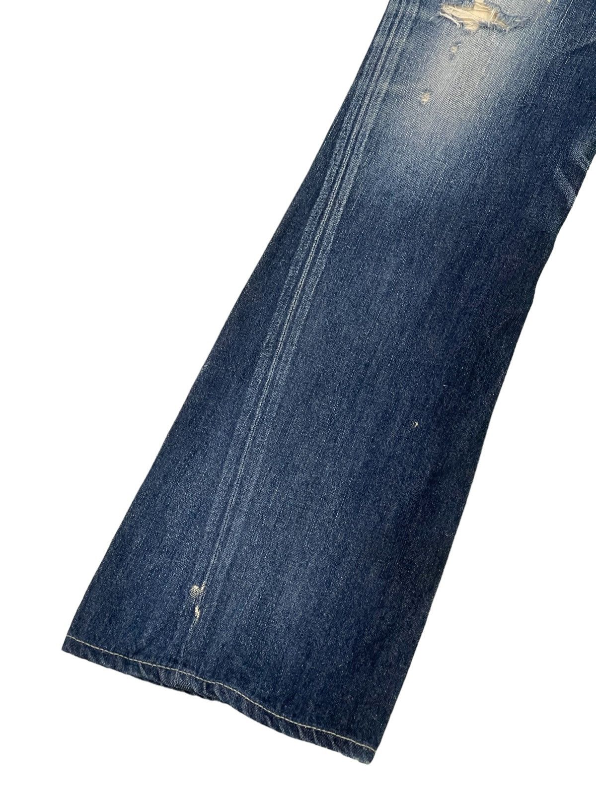 Edwin Flare Jeans Edwin Wash Clawmark Denim Boot Cut 2🟦6 Size US 33 - 5 Thumbnail