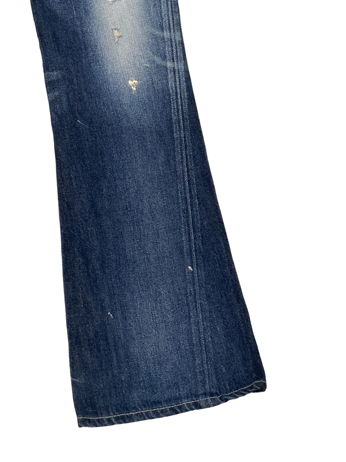 Edwin Flare Jeans Edwin Wash Clawmark Denim Boot Cut 2🟦6 Size US 33 - 4 Thumbnail