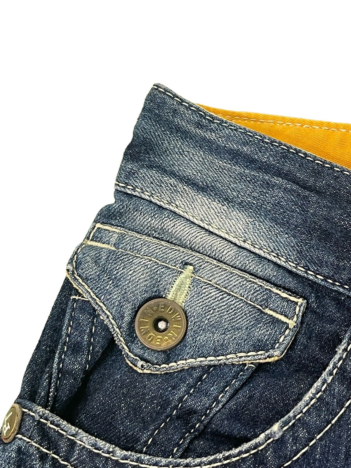 Edwin Flare Jeans Edwin Wash Clawmark Denim Boot Cut 2🟦6 Size US 33 - 10 Thumbnail