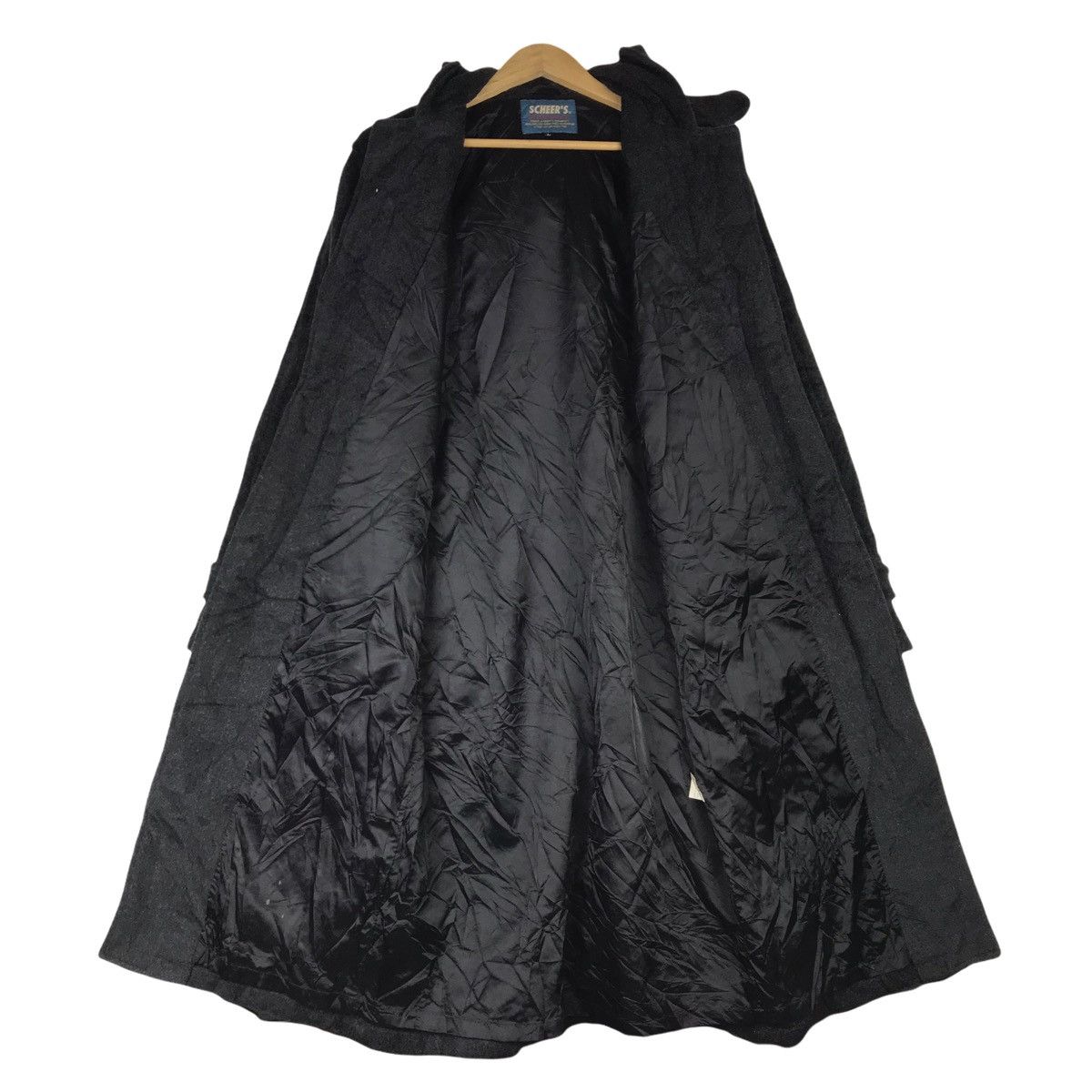 Japanese Brand Scheer’s Wool Hoodie Toggle Button Duffle Coat Size US L / EU 52-54 / 3 - 3 Thumbnail