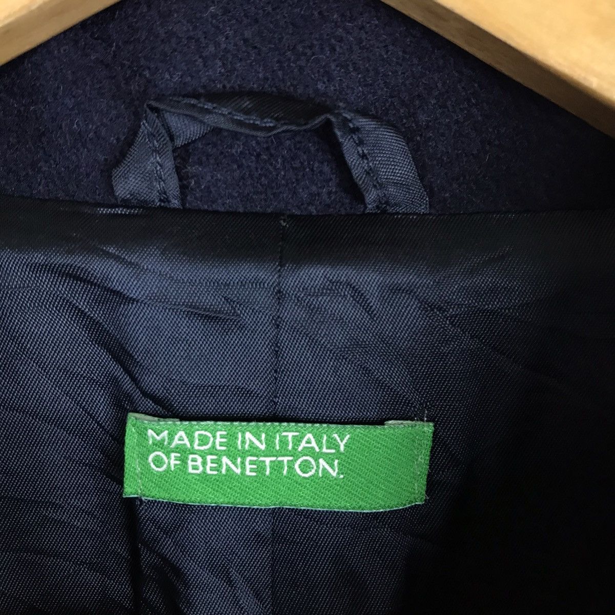 United Colors Of Benetton United Colors Of Benetton Peacoat DoubleBreasted WoolJacket Size US S / EU 44-46 / 1 - 11 Thumbnail