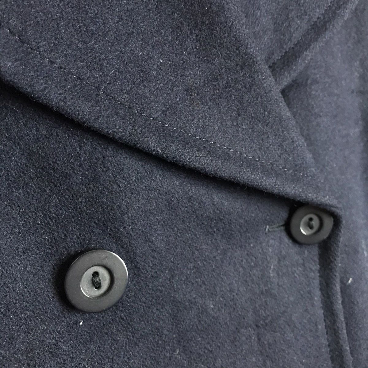 United Colors Of Benetton United Colors Of Benetton Peacoat DoubleBreasted WoolJacket Size US S / EU 44-46 / 1 - 5 Thumbnail