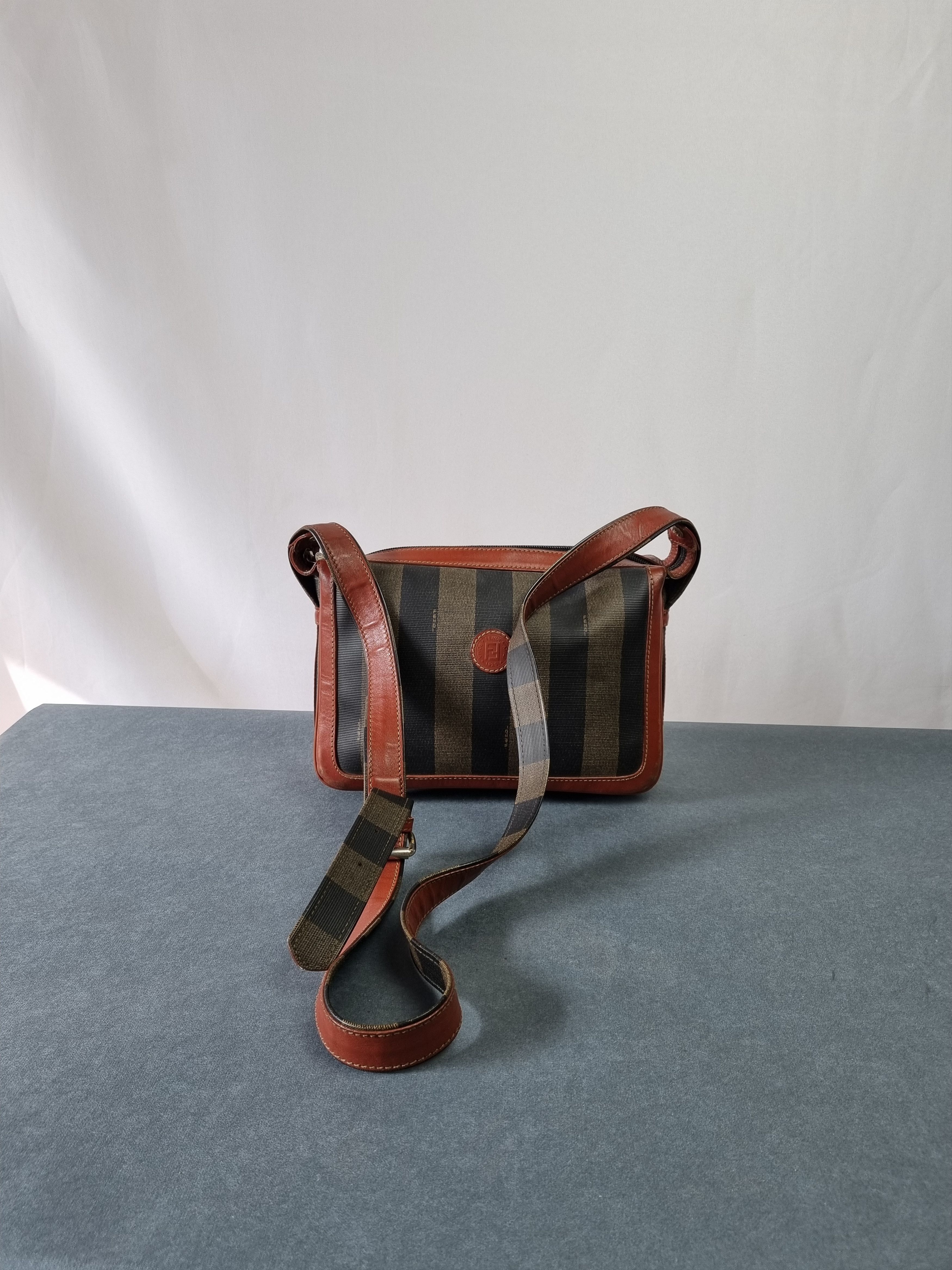 Fendi × Leather × Vintage 90s Vintage FENDI Leather Straps Shoulder Bag Size ONE SIZE - 21 Thumbnail
