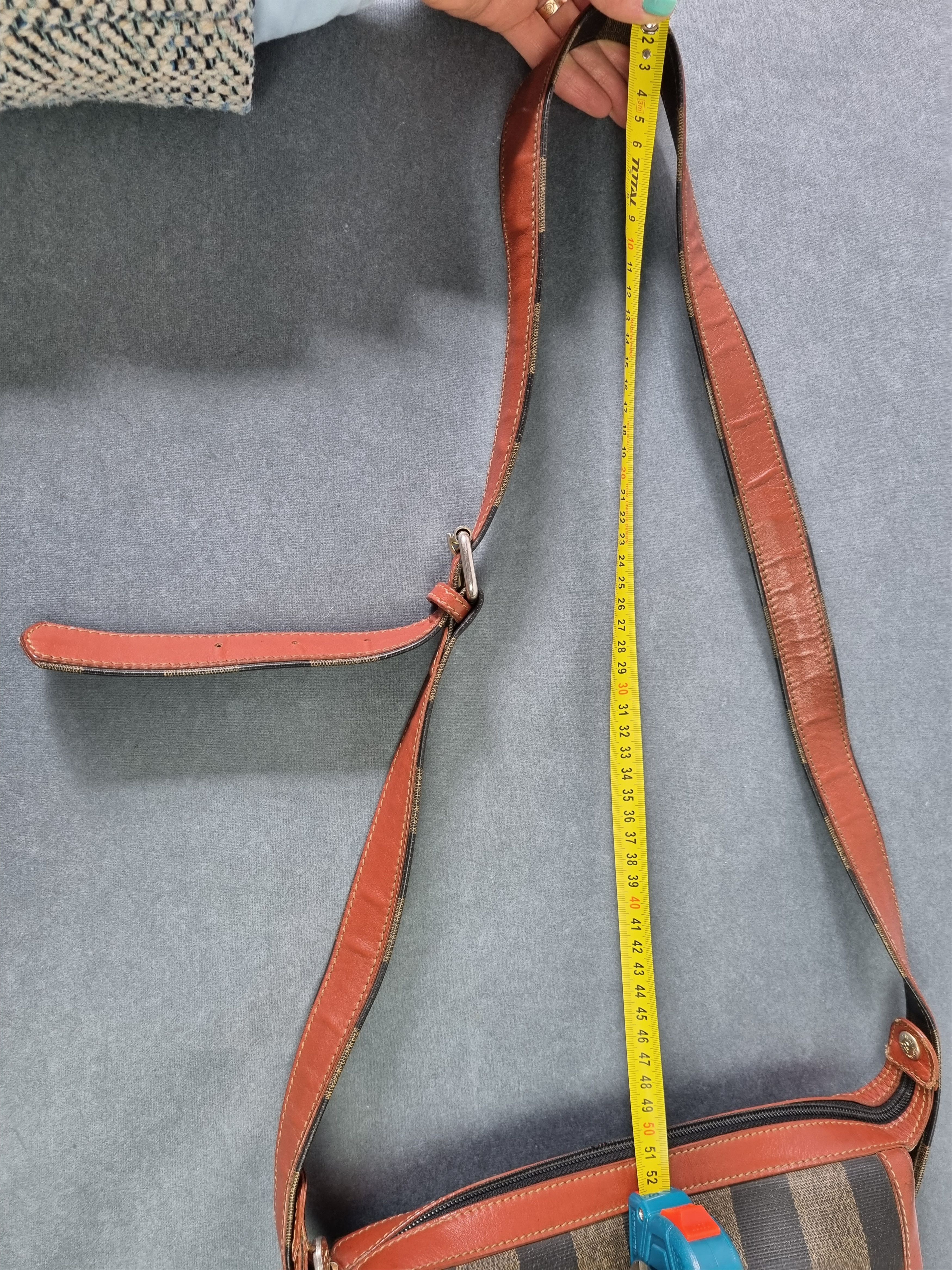 Fendi × Leather × Vintage 90s Vintage FENDI Leather Straps Shoulder Bag Size ONE SIZE - 9 Thumbnail