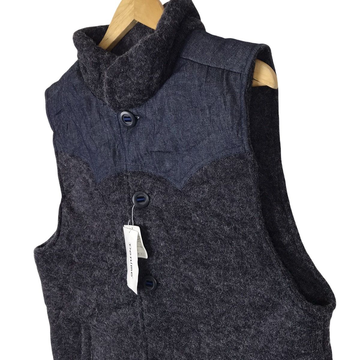 Denime × Japanese Brand Denime Japan Vest Gilet Tactical Sweater Size US L / EU 52-54 / 3 - 4 Thumbnail