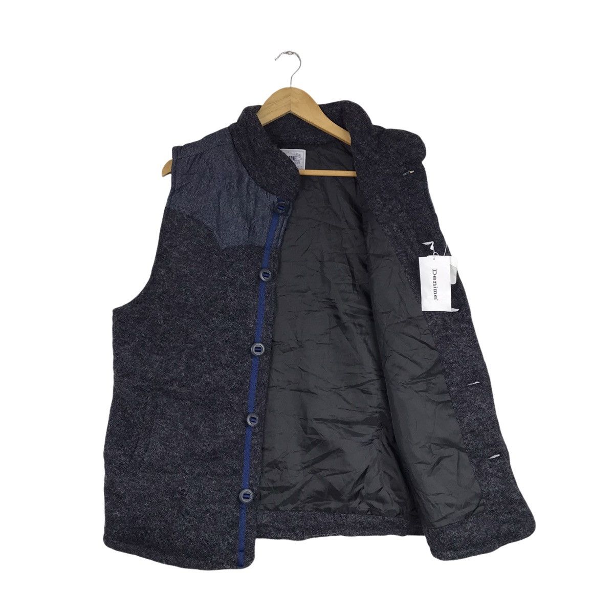 Denime × Japanese Brand Denime Japan Vest Gilet Tactical Sweater Size US L / EU 52-54 / 3 - 7 Thumbnail