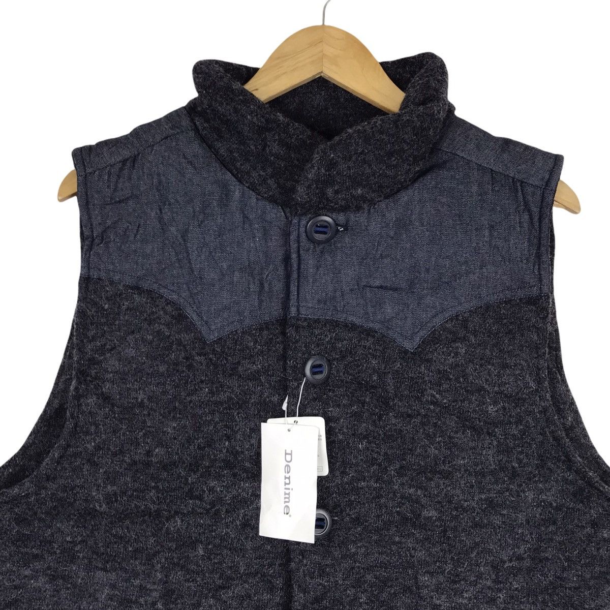 Denime × Japanese Brand Denime Japan Vest Gilet Tactical Sweater Size US L / EU 52-54 / 3 - 2 Thumbnail