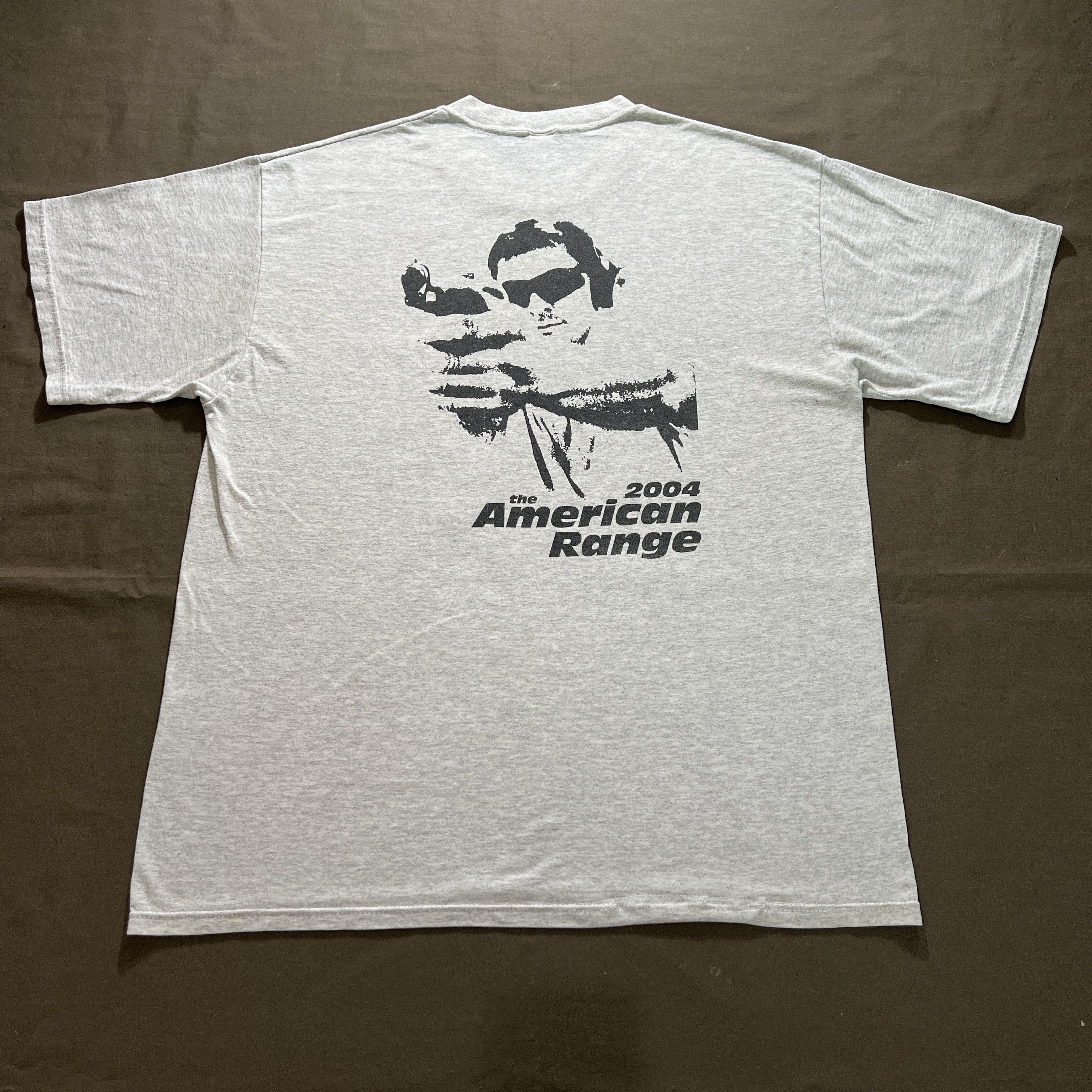 Vintage Vintage Y2K the American Range Promo Tee Shirt 911 gun Size US XL / EU 56 / 4 - 7 Thumbnail