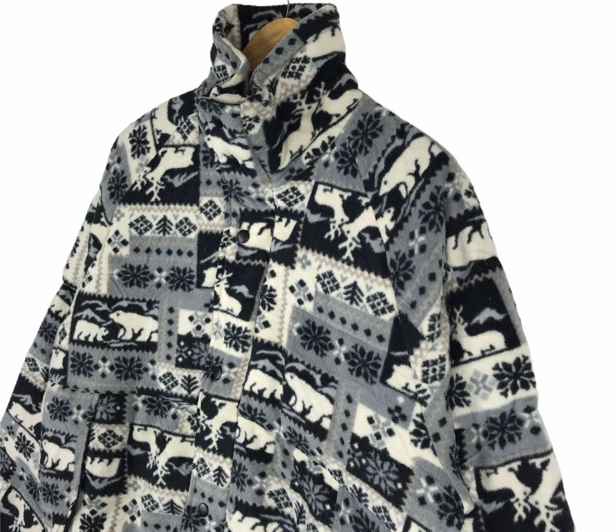 Vintage Vintage Pop Art Animal Abstract Puffer Bomber Jacket Size US L / EU 52-54 / 3 - 4 Thumbnail