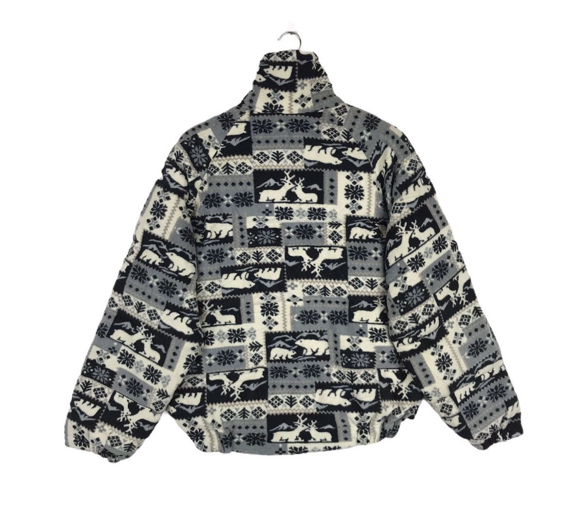 Vintage Vintage Pop Art Animal Abstract Puffer Bomber Jacket Size US L / EU 52-54 / 3 - 5 Thumbnail