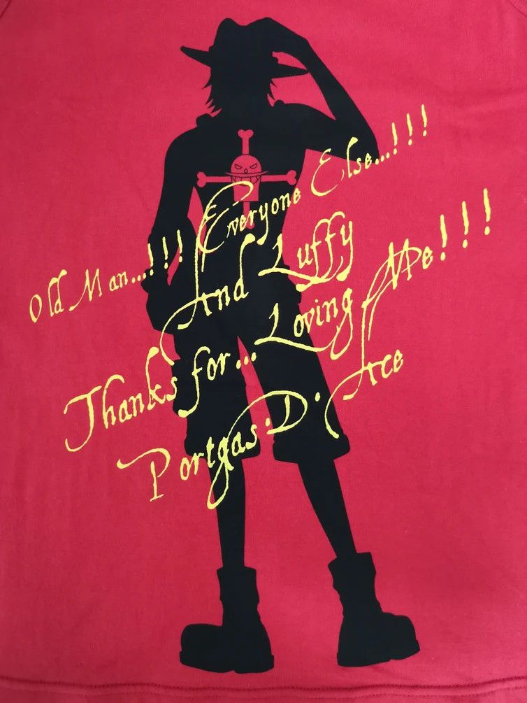 Anime One Piece Portgas d Ace Japan Anime Sleeveless Akira Eva Size US M / EU 48-50 / 2 - 2 Thumbnail