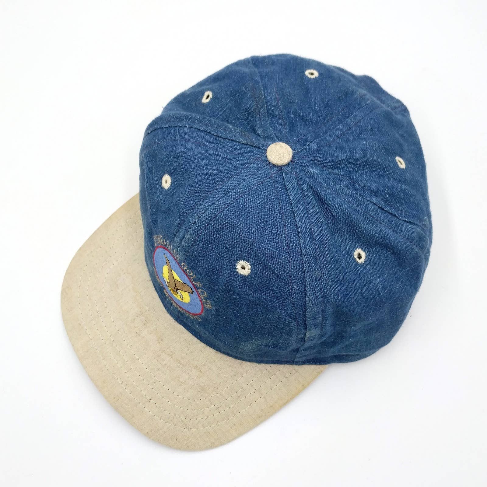 Vintage Vintage Suneagles Golf Club Denim Trucker Hat Two-Tone USA Size ONE SIZE - 4 Thumbnail