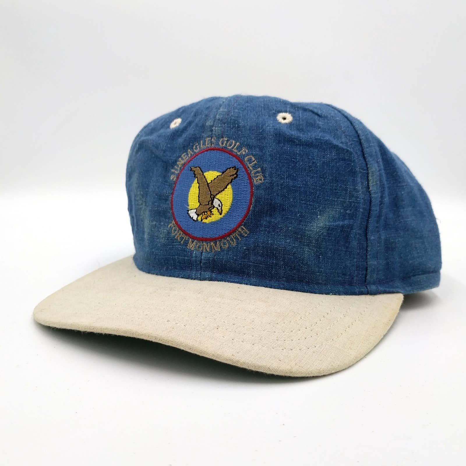 Vintage Vintage Suneagles Golf Club Denim Trucker Hat Two-Tone USA Size ONE SIZE - 3 Thumbnail