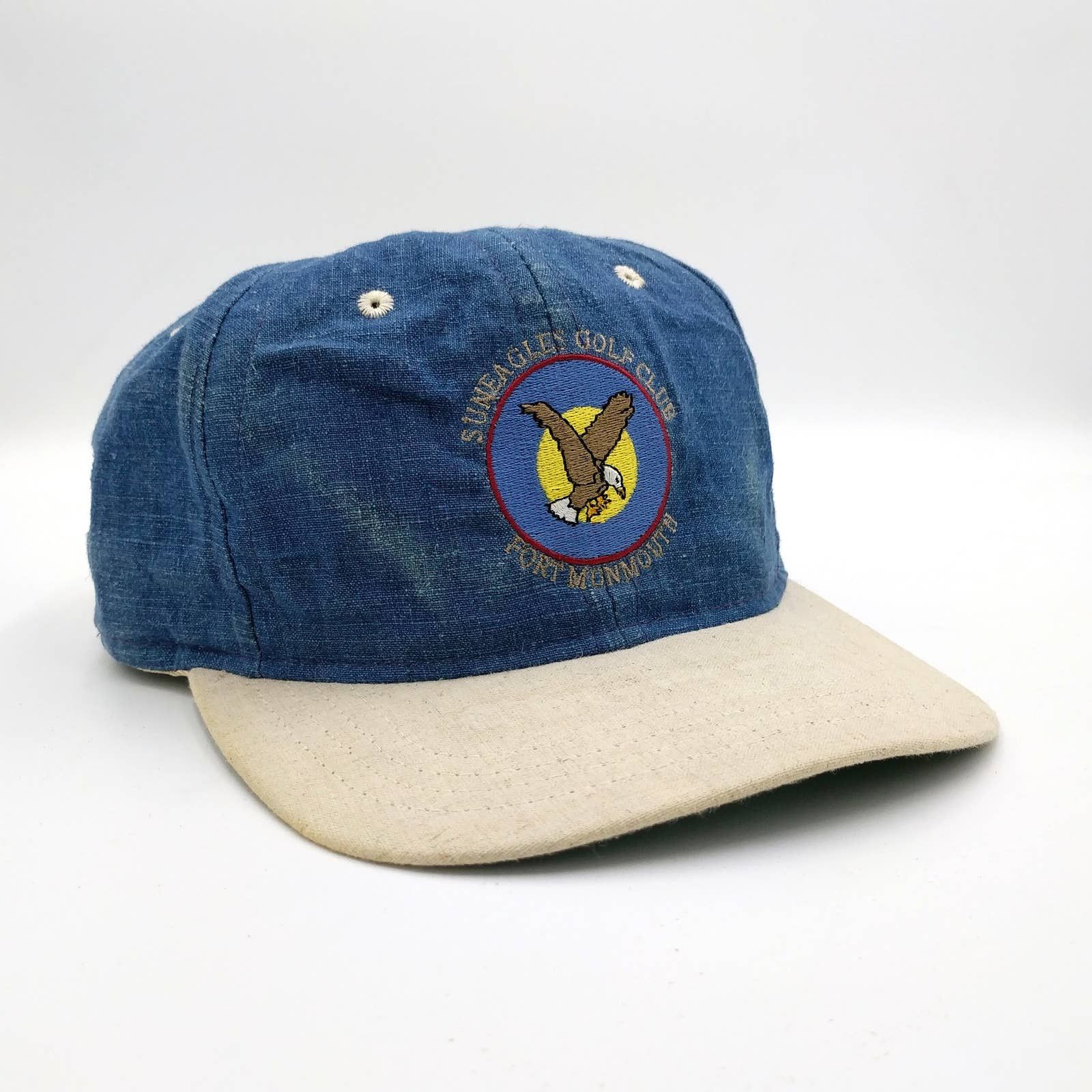 Vintage Vintage Suneagles Golf Club Denim Trucker Hat Two-Tone USA Size ONE SIZE - 1 Thumbnail