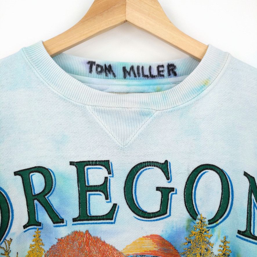 Vintage Vintage Oregon Lakes&Timber Custom Paint Tie Dye Sweatshirt Size US L / EU 52-54 / 3 - 4 Thumbnail
