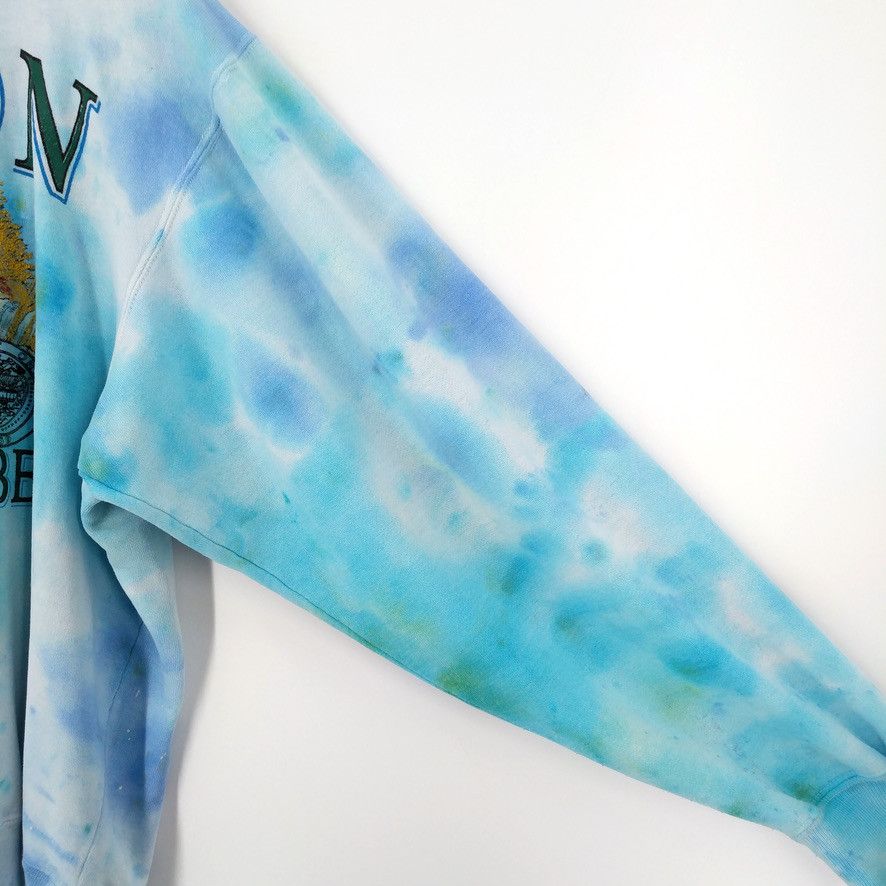 Vintage Vintage Oregon Lakes&Timber Custom Paint Tie Dye Sweatshirt Size US L / EU 52-54 / 3 - 6 Thumbnail