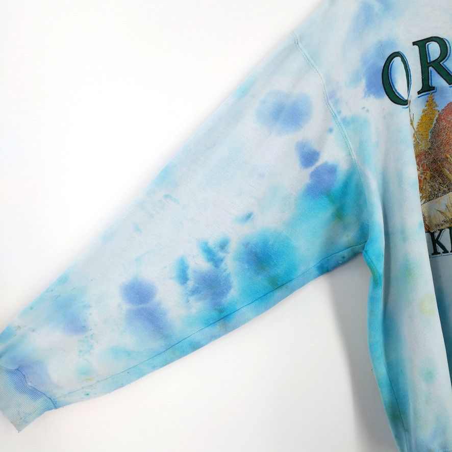 Vintage Vintage Oregon Lakes&Timber Custom Paint Tie Dye Sweatshirt Size US L / EU 52-54 / 3 - 5 Thumbnail