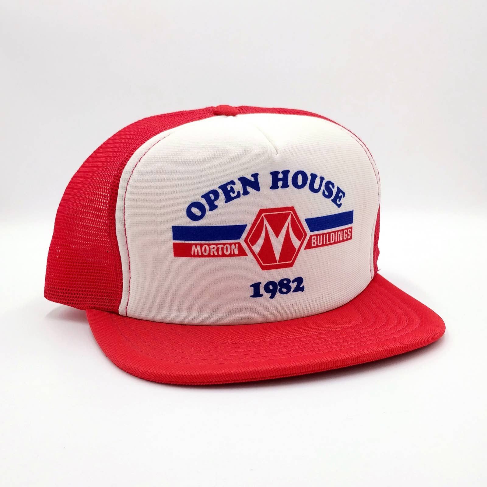Vintage Vintage Morton Buildings Open House 1982 Trucker Hat Size ONE SIZE - 1 Thumbnail