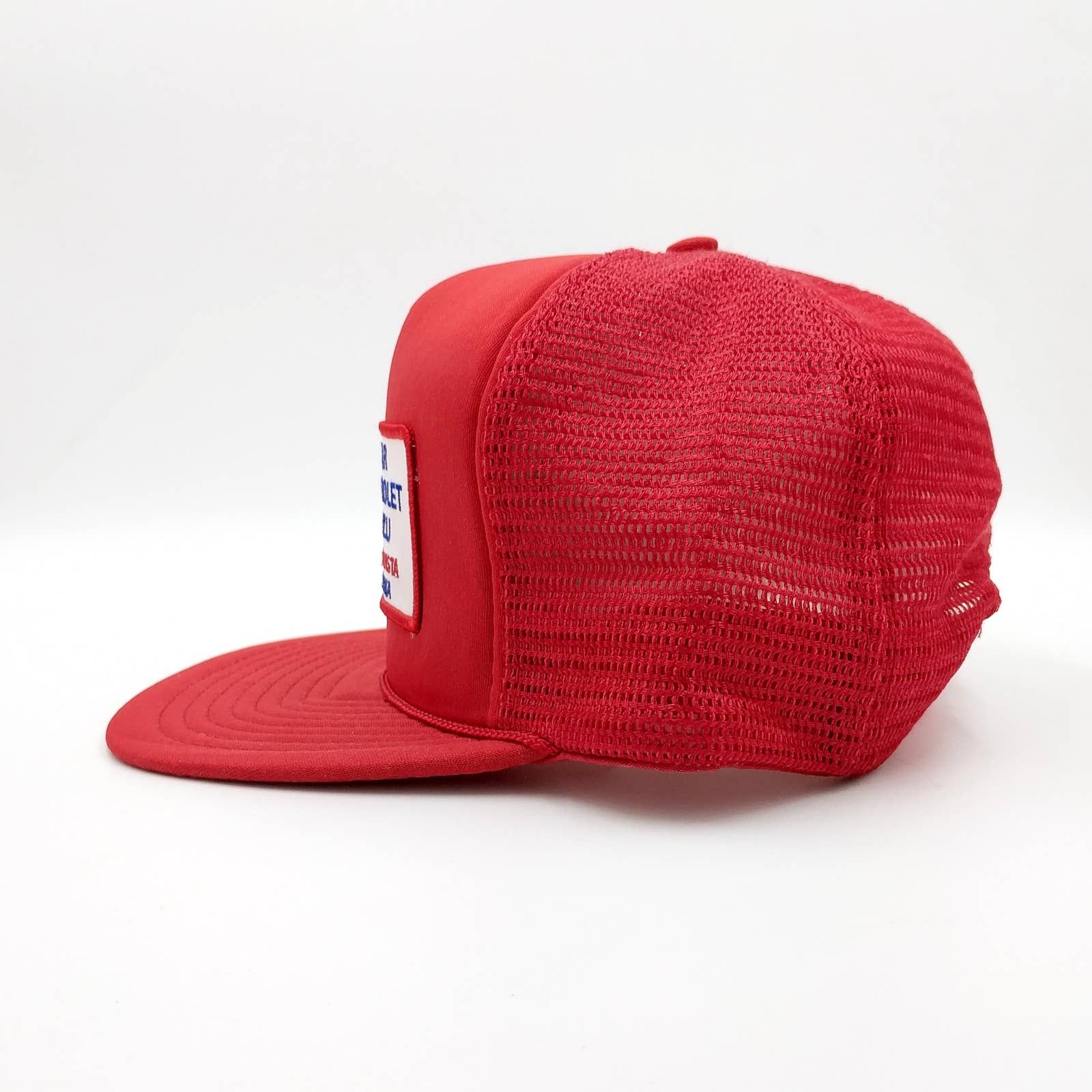 Vintage Vintage STAR CHEVROLET ISUZU Patch Snapback Trucker Hat Size ONE SIZE - 4 Thumbnail