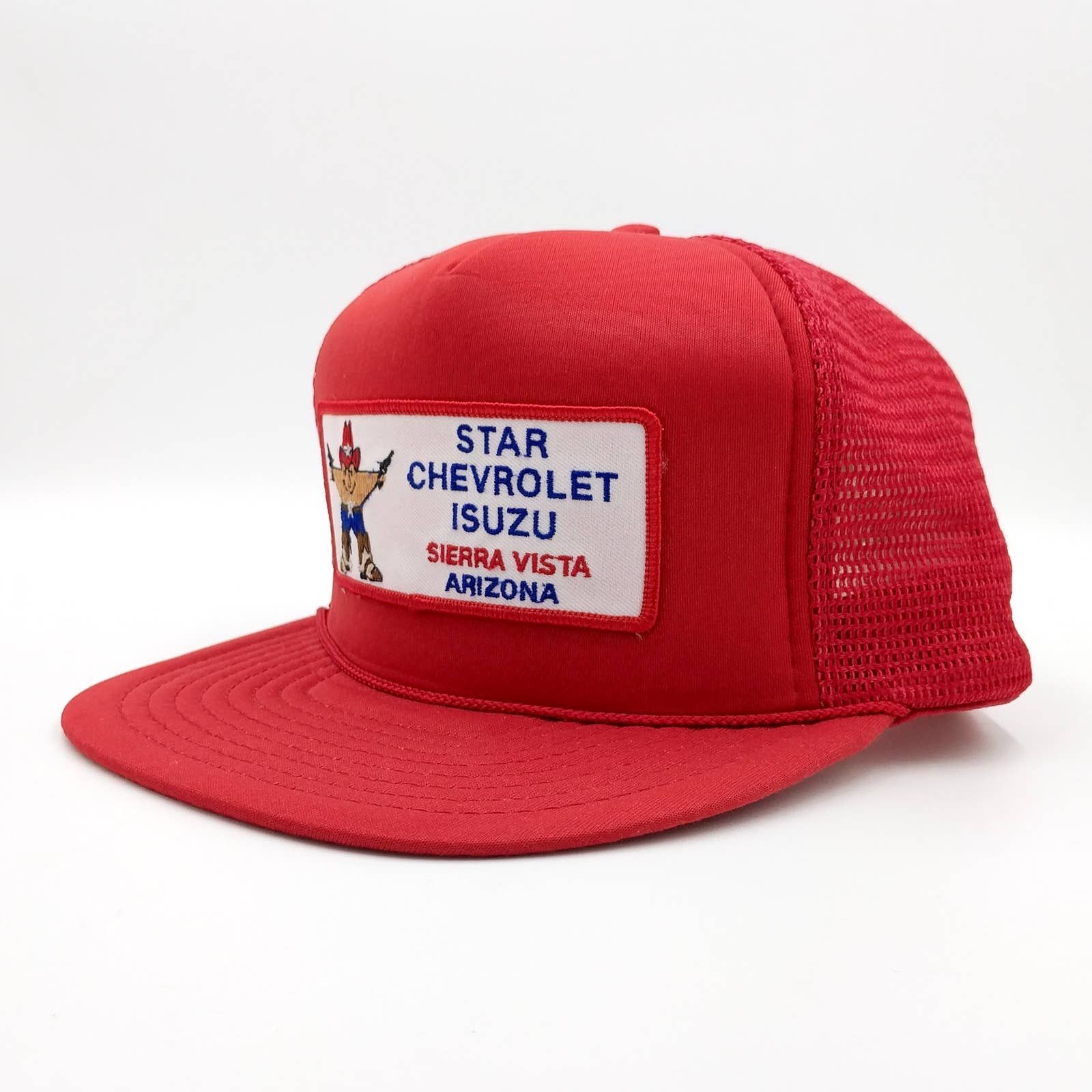 Vintage Vintage STAR CHEVROLET ISUZU Patch Snapback Trucker Hat Size ONE SIZE - 2 Thumbnail