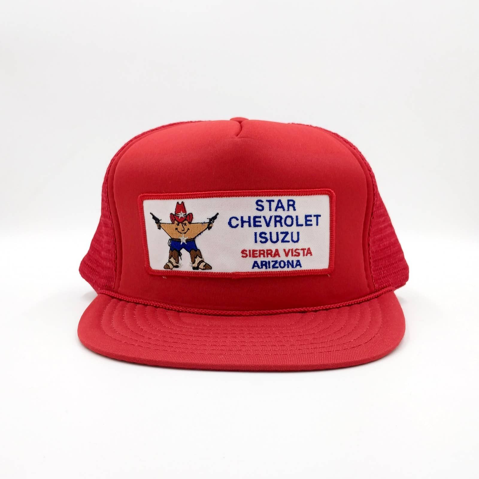Vintage Vintage STAR CHEVROLET ISUZU Patch Snapback Trucker Hat Size ONE SIZE - 1 Thumbnail