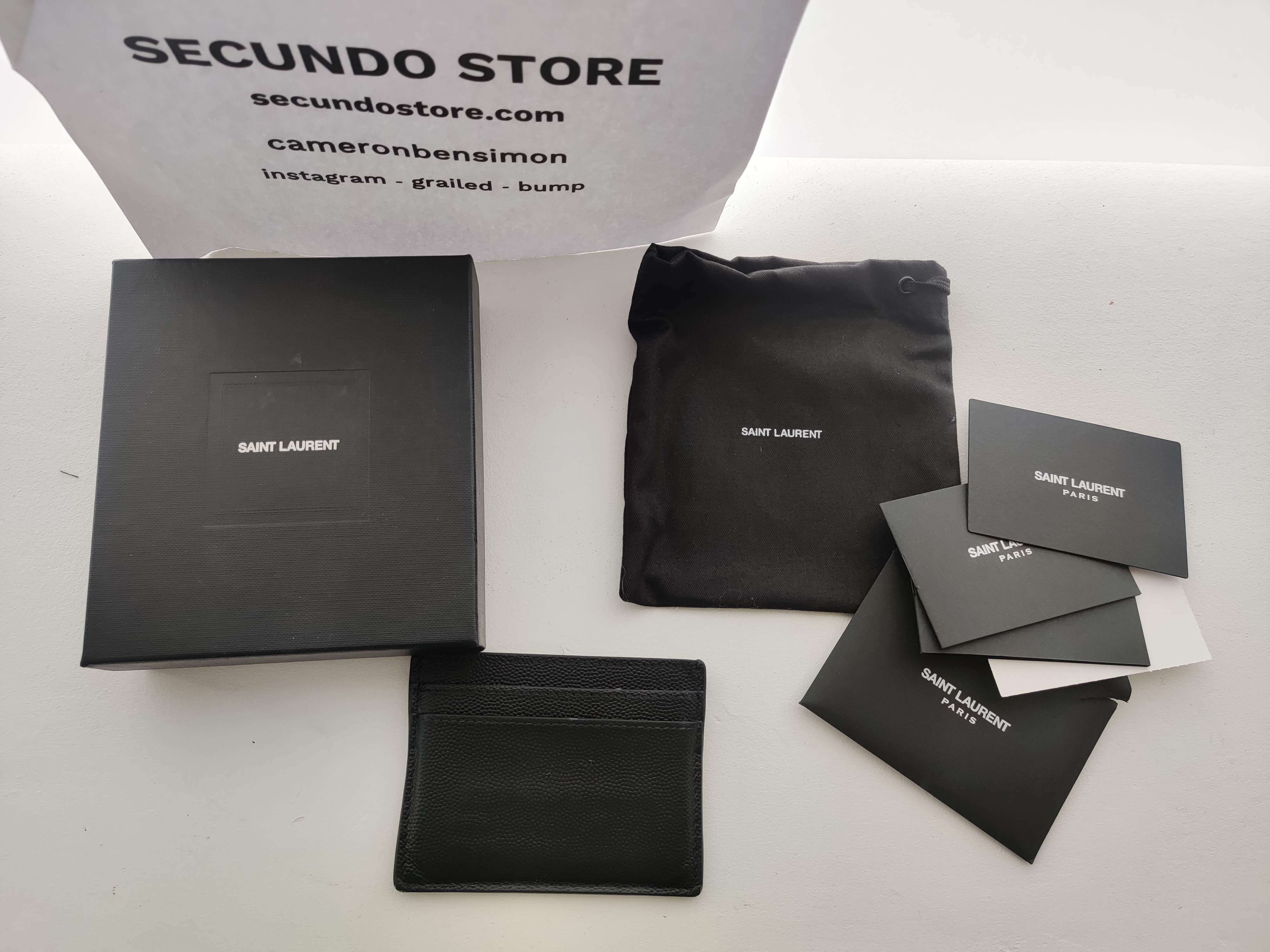 ⚡️QUICK SALE⚡️ Saint Laurent Paris Black Leather Wallet