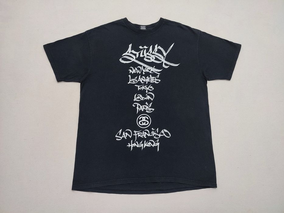 Stussy Stussy x Mode 2 Black Tee World Tour 2006 Limited Edition | Grailed