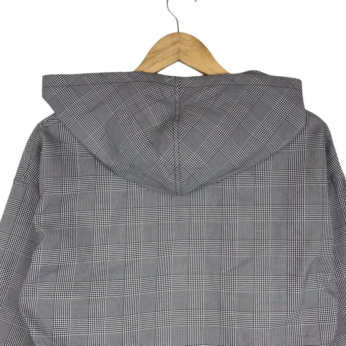Comme des Garcons × Rei Kawakubo Vintage Comme des Garçons Checked Crop Top Hoodie Pullover Size US M / EU 48-50 / 2 - 6 Thumbnail