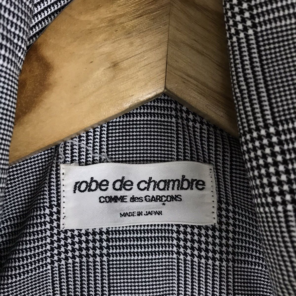 Comme des Garcons × Rei Kawakubo Vintage Comme des Garçons Checked Crop Top Hoodie Pullover Size US M / EU 48-50 / 2 - 7 Thumbnail