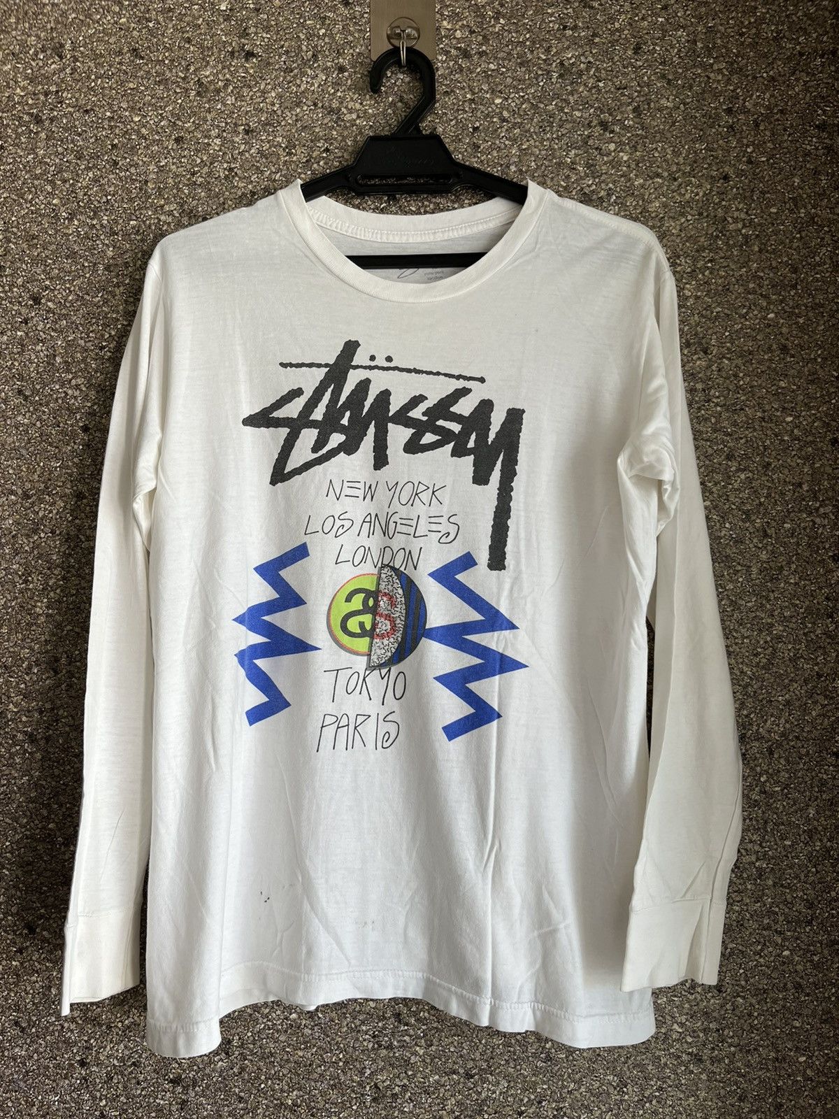 Image of Vintage Stussy Ft24 in White, Men's (Size Small)