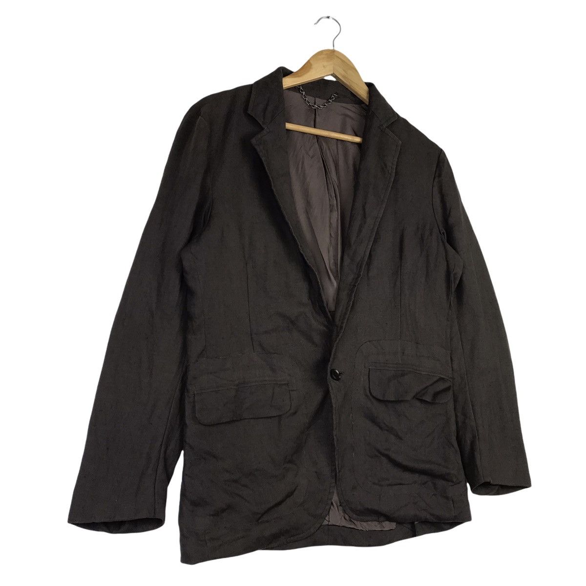 Japanese Brand × Maison MIHARA YASUHIRO Japanese Brand Miharayasuhiro One Button Coat Blazer Size US S / EU 44-46 / 1 - 3 Thumbnail